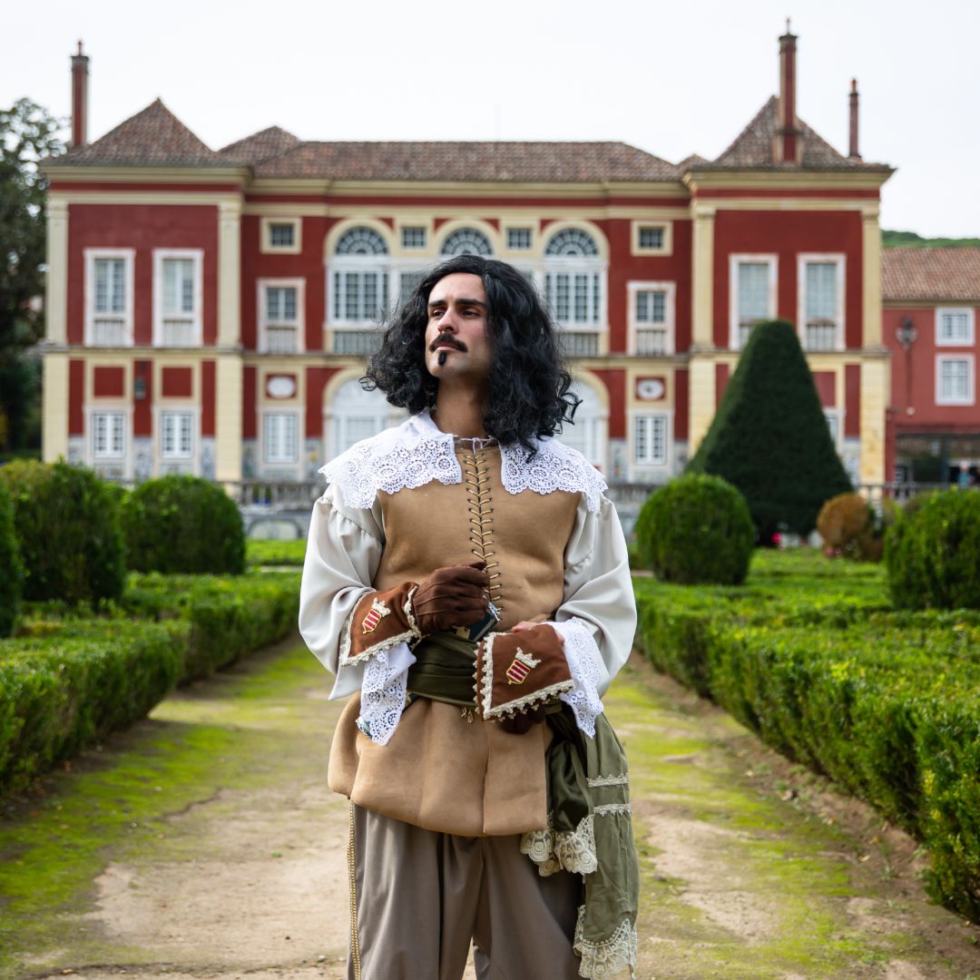 O Marques mostra o Palacio da Fronteira